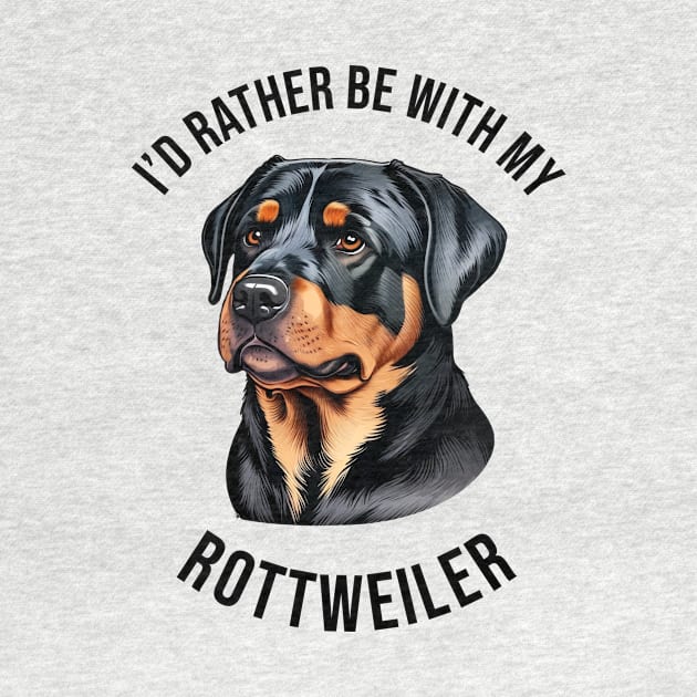 I'd rather be with my Rottweiler by pxdg